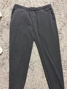 Men's Black Drawstring Jogger Pants